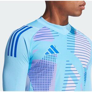 New! Adidas Goalkeeper Jersey Tiro 24 Long Sleeve Blue Slim Fit Men's Medium